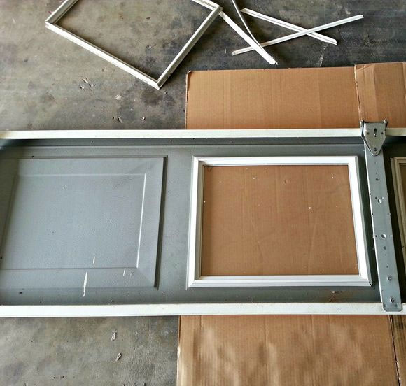 How to replace a broken garage door glass window